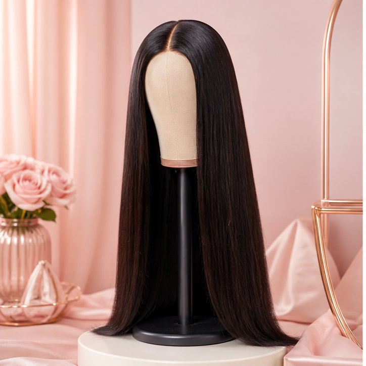 RI LURE premium bone straight human hair wig